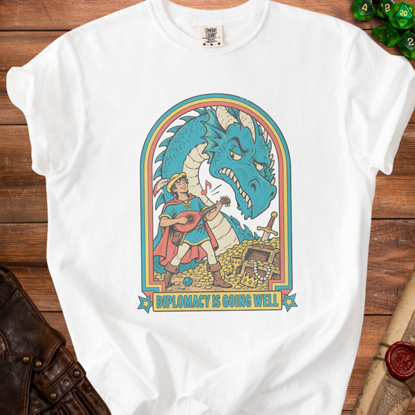Bard Diplomacy T-Shirt in White