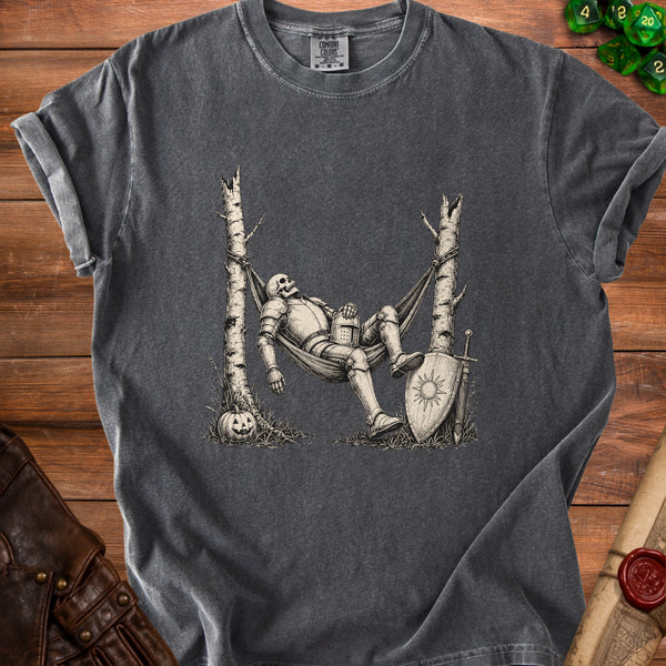 Resting Knight T-Shirt in Pepper