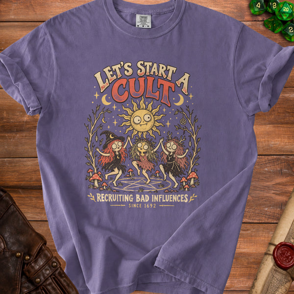 Witch Cult T-Shirt in Grape