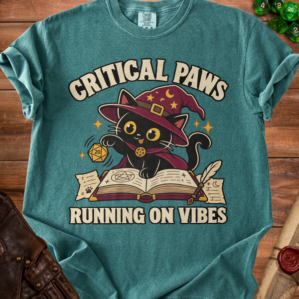 Critical Paws T-Shirt in Blue Spruce