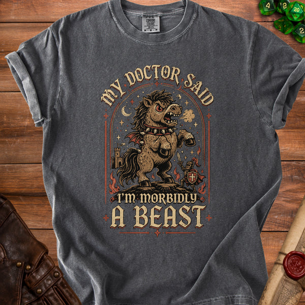 Morbidly Beast T-shirt in Pepper