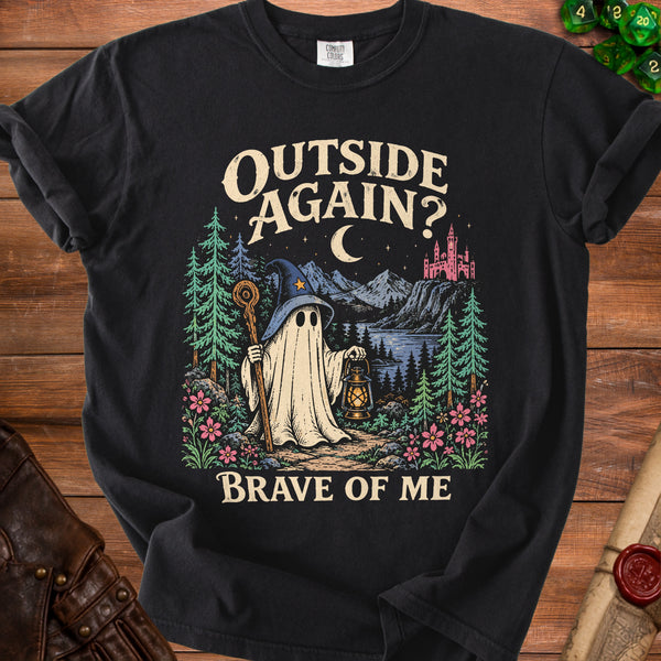 Brave Ghost T-Shirt in Black