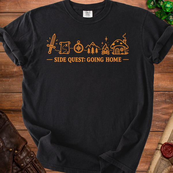 Side Quest T-Shirt in Black