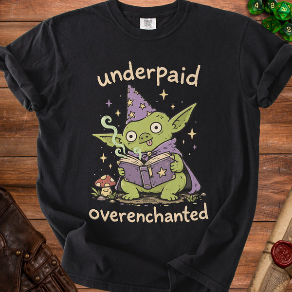 Overenchanted Goblin T-Shirt in Black
