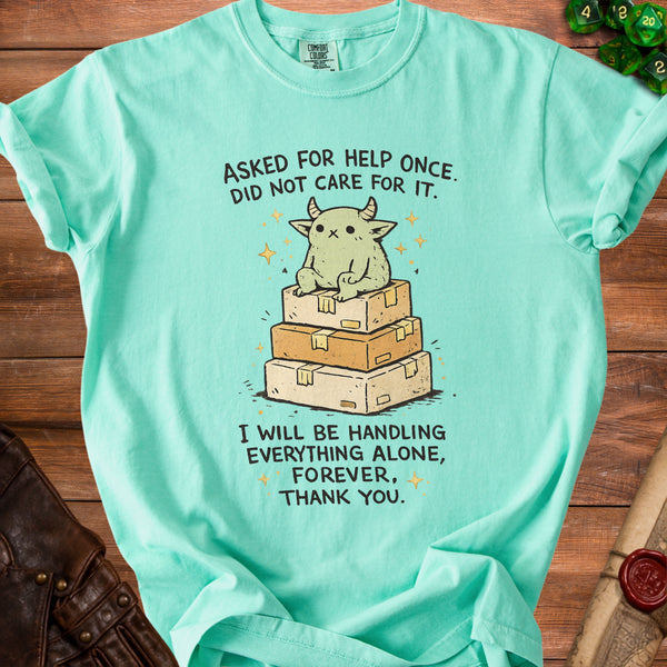 Forever Alone T-Shirt in Island Reef