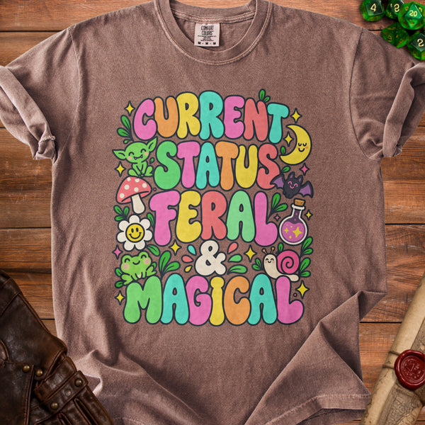 Feral Magical T-Shirt in Espresso