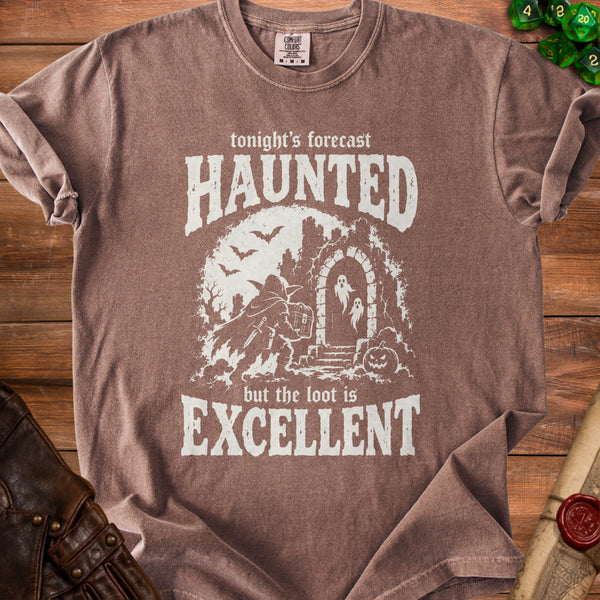 Haunted Loot T-shirt in Espresso