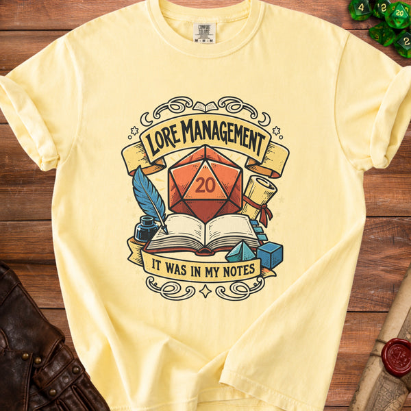 Lore Management T-Shirt in Butter