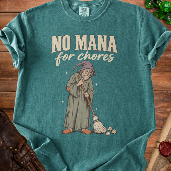 No Mana T-shirt in Blue Spruce