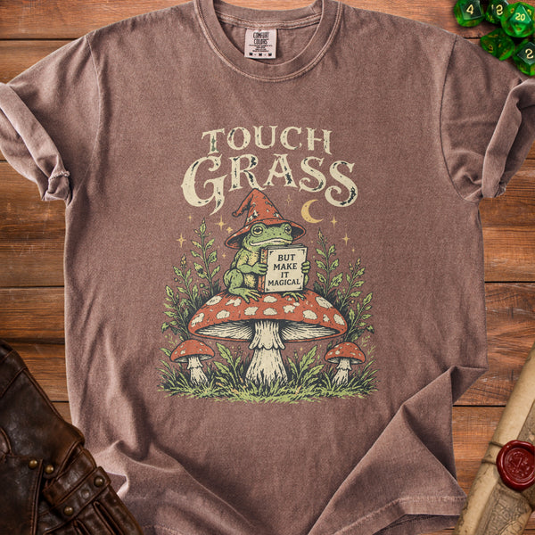 Touch Grass T-Shirt in Espresso