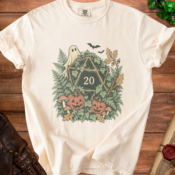 Spooky D20 T-Shirt in Ivory
