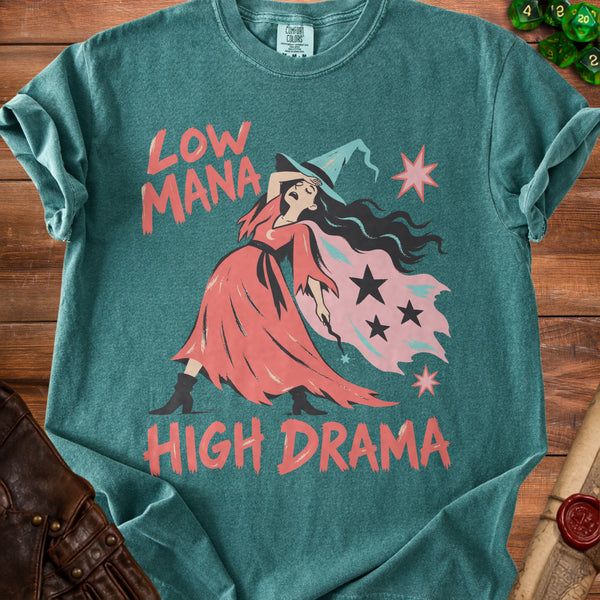 Exhausted Low Mana T-Shirt in Blue Spruce