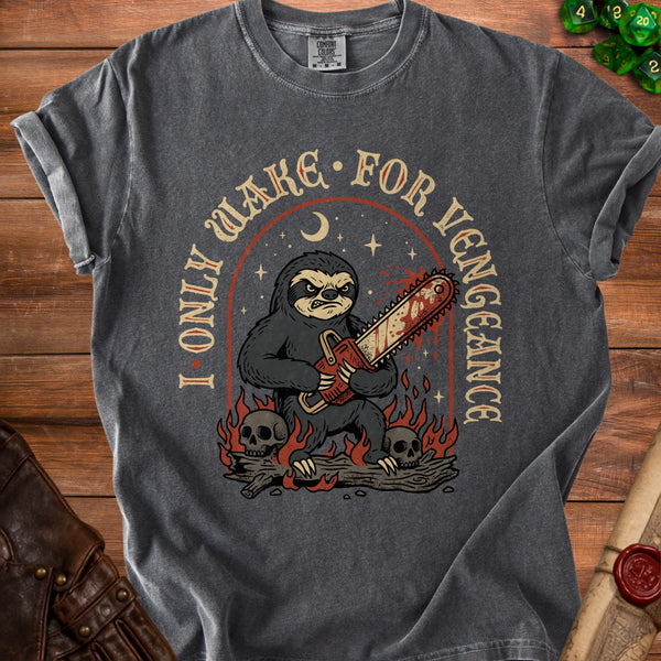Vengeance Sloth T-Shirt in Pepper
