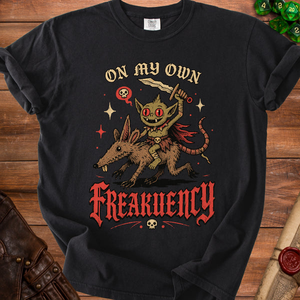 Freakquency Goblin T-shirt in Black