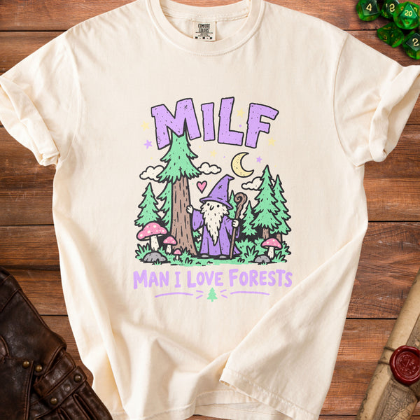 Forest Wizard T-shirt in Ivory