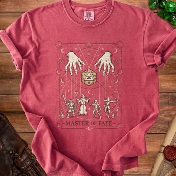 Fate Master T-Shirt in Crimson