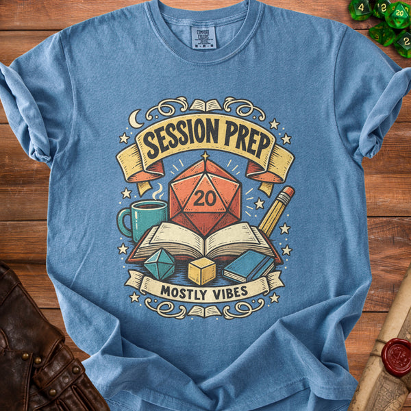 Session Prep T-Shirt in Blue Jean
