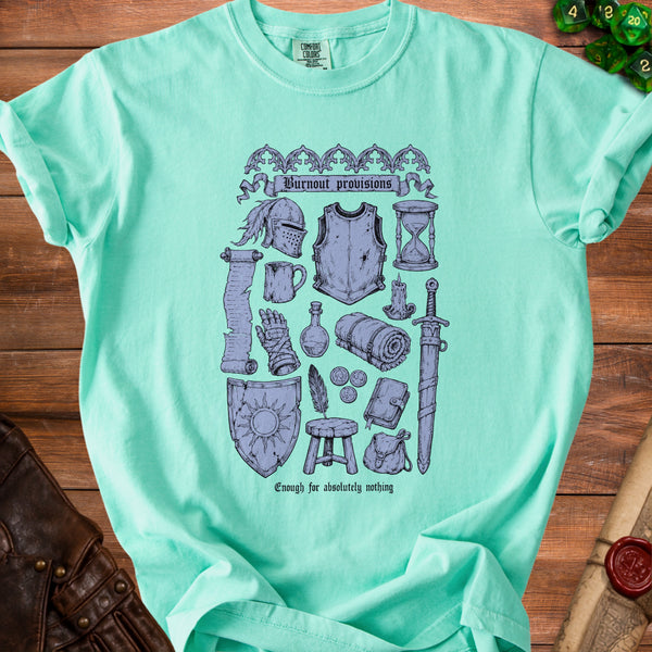 Burnout Provisions T-Shirt in Island Reef
