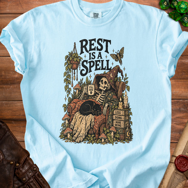 Rest Spell T-shirt in Chambray