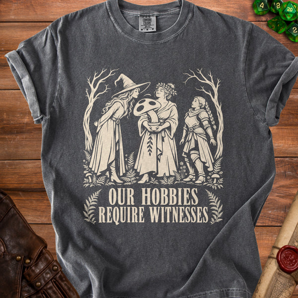 Our Hobbies T-Shirt in Pepper