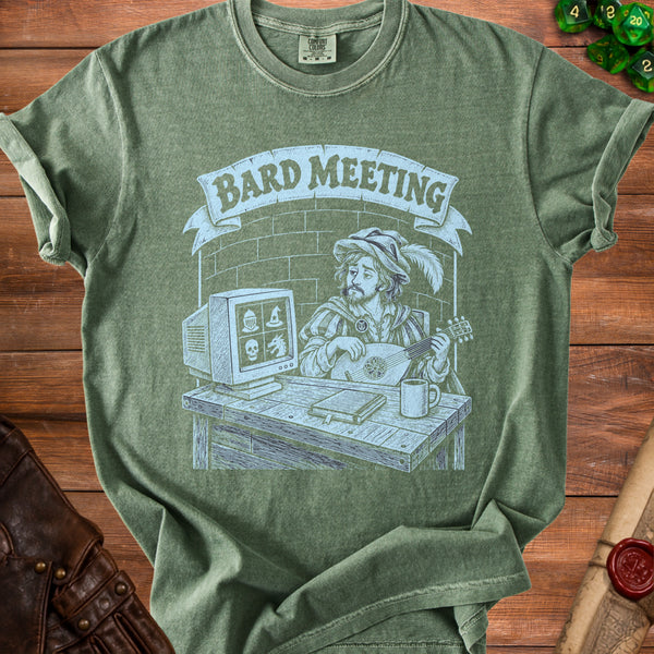 Bard Meeting T-Shirt in Moss