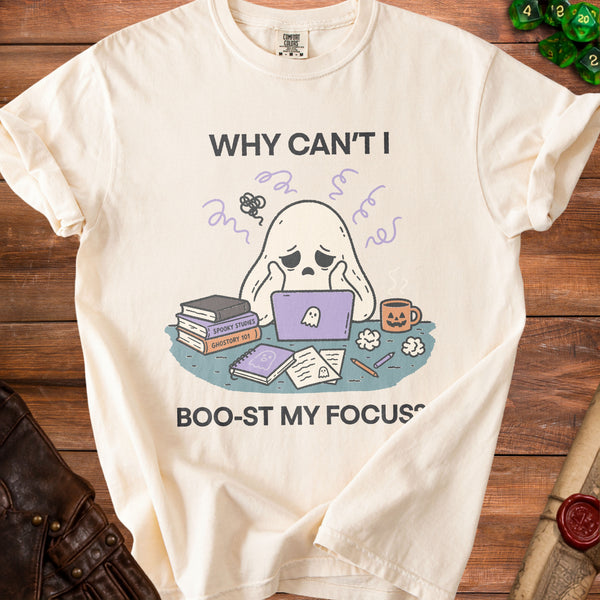 Focus Ghost T-Shirt in Ivory