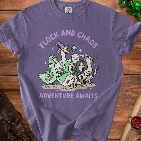 Flock Chaos T-Shirt in Grape
