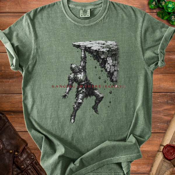 Hanging Knight T-Shirt in Moss