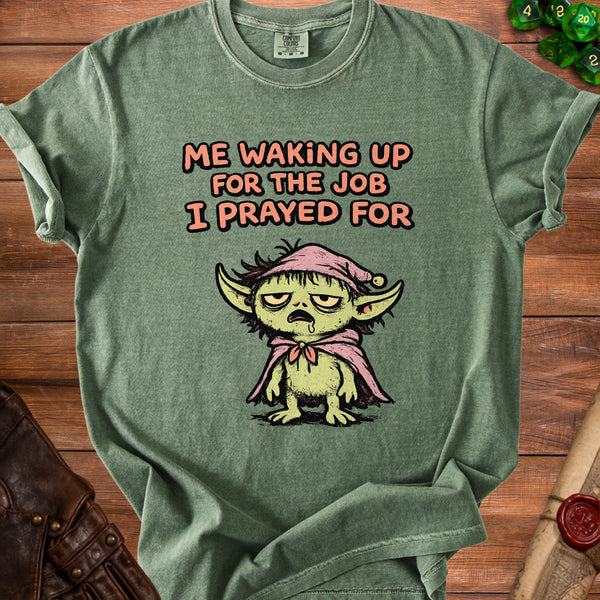 Job I Prayed For T-shirt in Moss