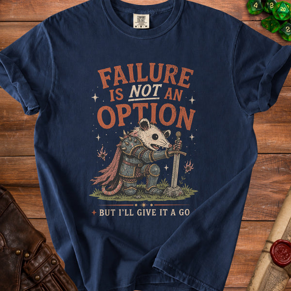Knight Opossum T-Shirt in True Navy