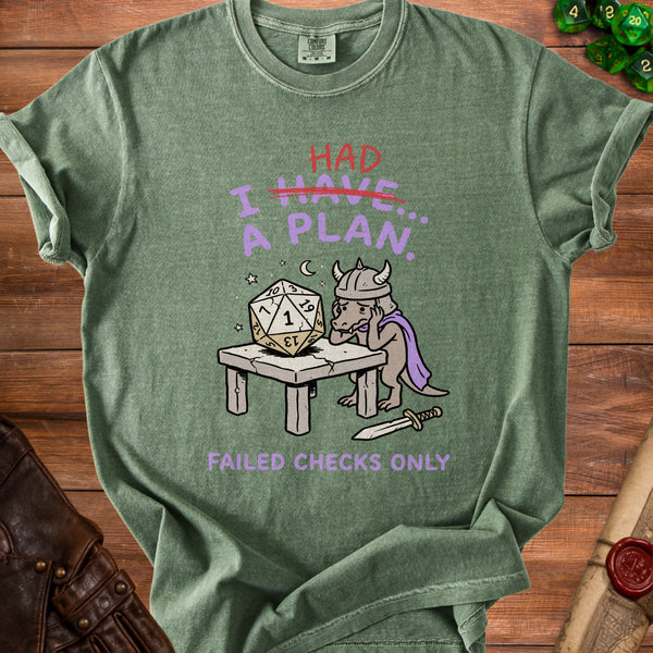 Critical Fail T-Shirt in Moss