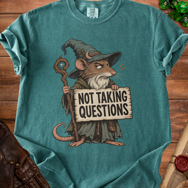 Wizard Rat T-Shirt in Blue Spruce