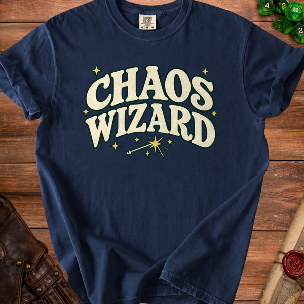 Chaos Wizard T-Shirt in True Navy