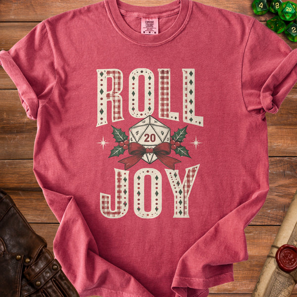 Roll Joy T-Shirt in Crimson