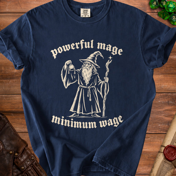 Powerful Mage T-Shirt in True Navy