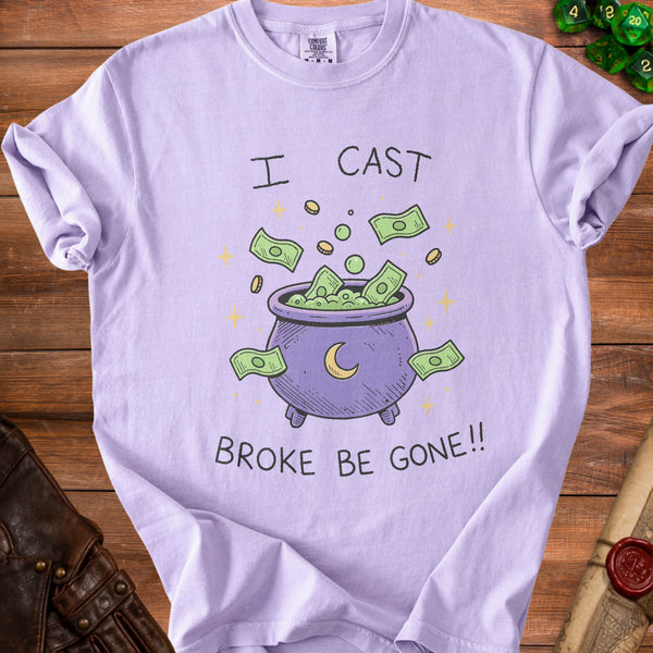 Broke Be Gone T-Shirt in Orchid