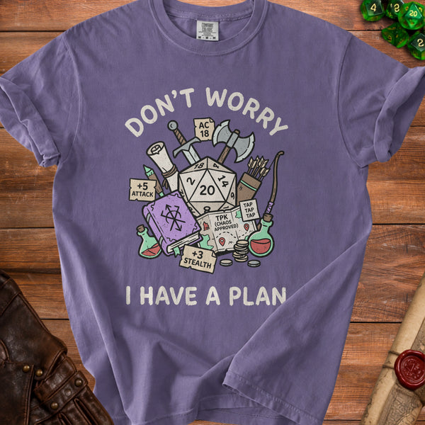 Chaos Plan T-Shirt in Grape