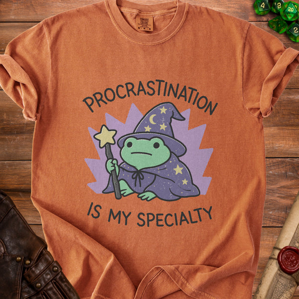Frog Wizard T-Shirt in Yam