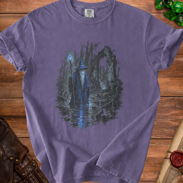 Mystic Wizard T-shirt in Grape