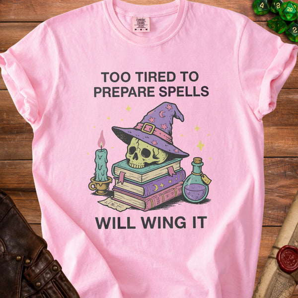 Wing It Witch T-shirt in Blossom
