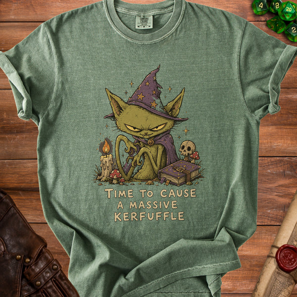 Kerfuffle Witch T-Shirt in Moss