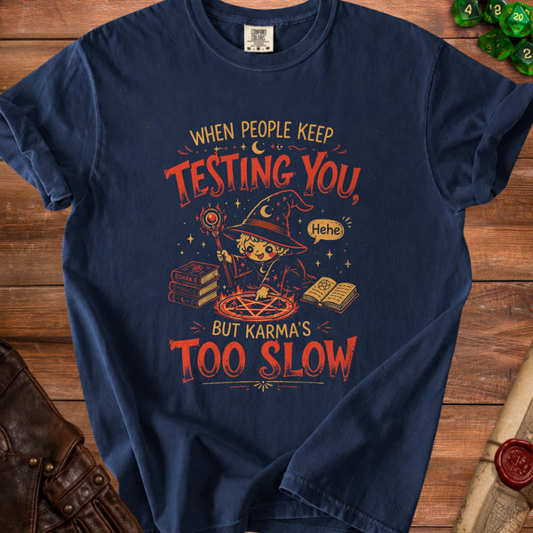 Slow Karma T-Shirt in True Navy