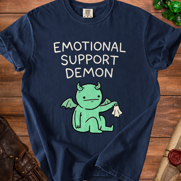 Emotional Demon T-Shirt in True Navy