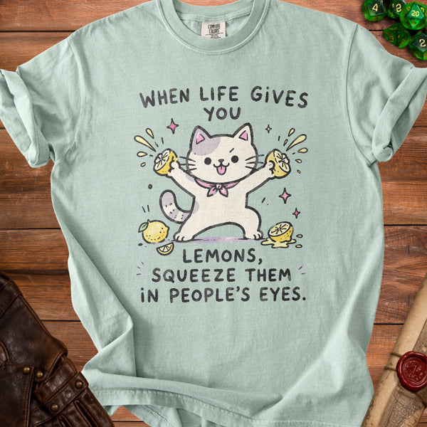 When Life Gives You Lemons T-Shirt in Bay