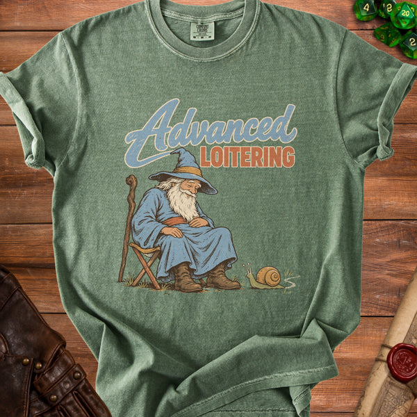 Advanced Loitering T-shirt in Moss