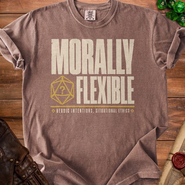 Morally Flexible T-Shirt in Espresso