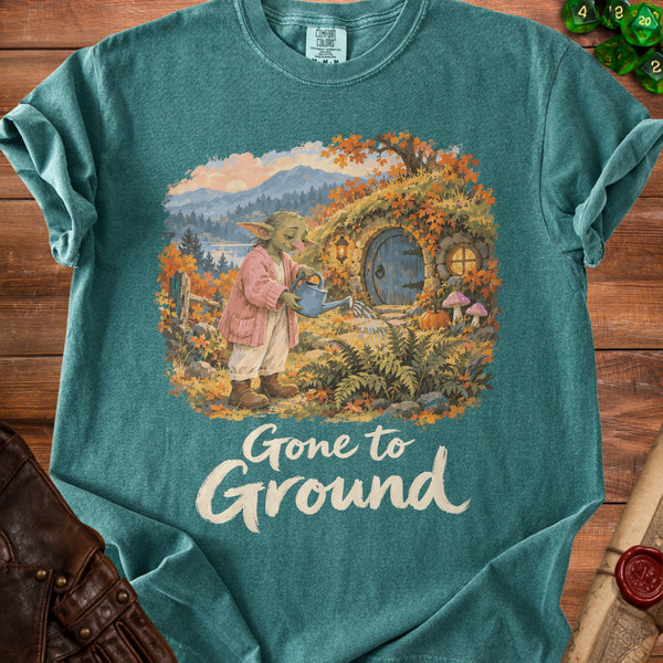 Gone to Ground T-Shirt in Blue Spruce