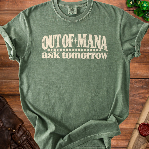 Out Of Mana T-shirt in Moss