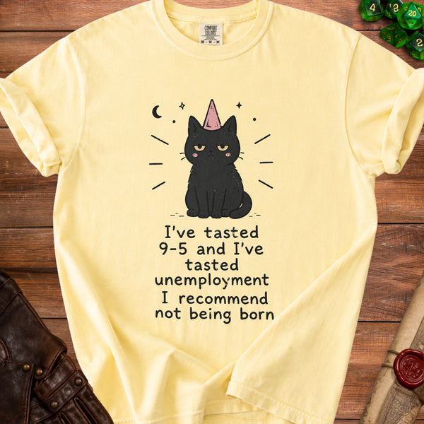 Existential Cat T-shirt in Butter