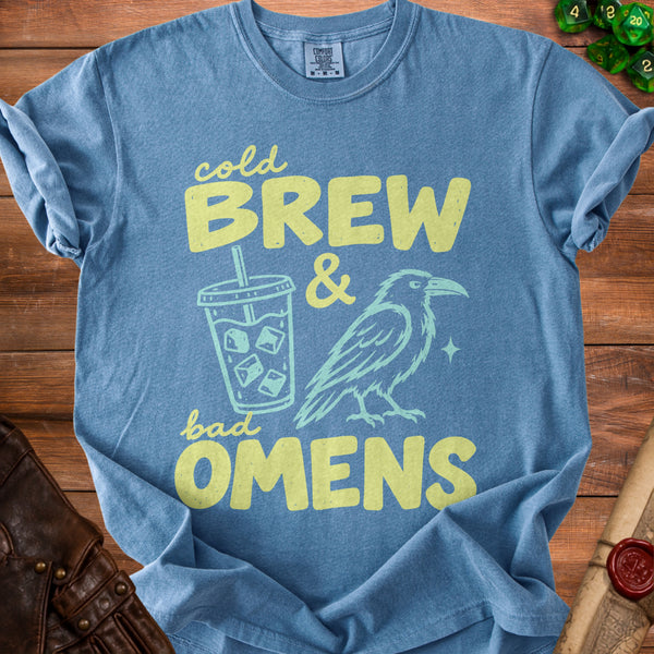 Bad Omens T-Shirt in Blue Jean